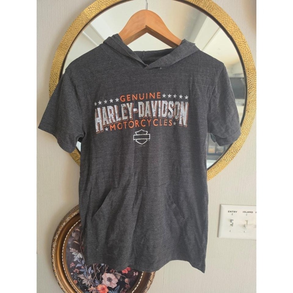 Harley Davidson Womens small t-shirt hoodie Golden, CO nwot